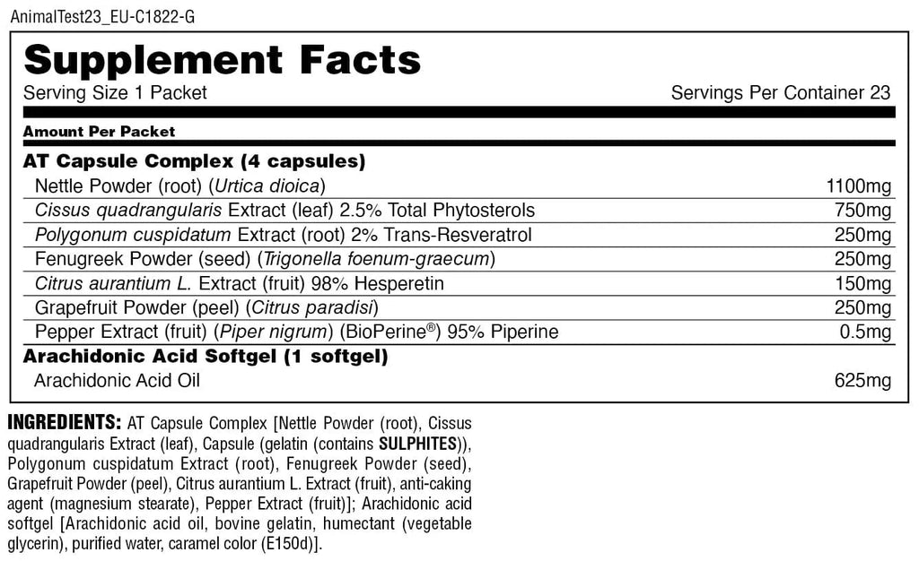 Universal Animal Test | TopDog Nutrition