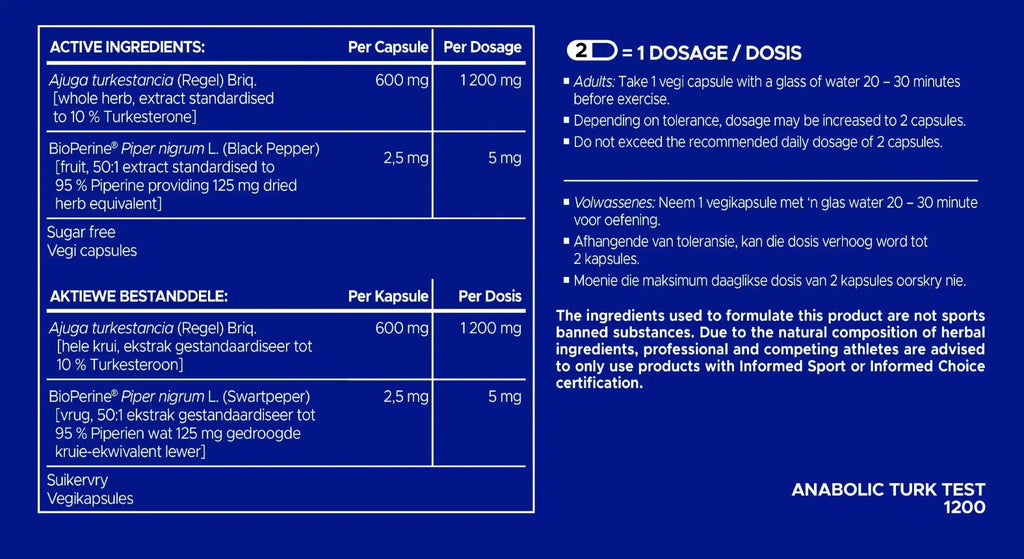 USN Anabolic Turk Test 1200 | TopDog Nutrition