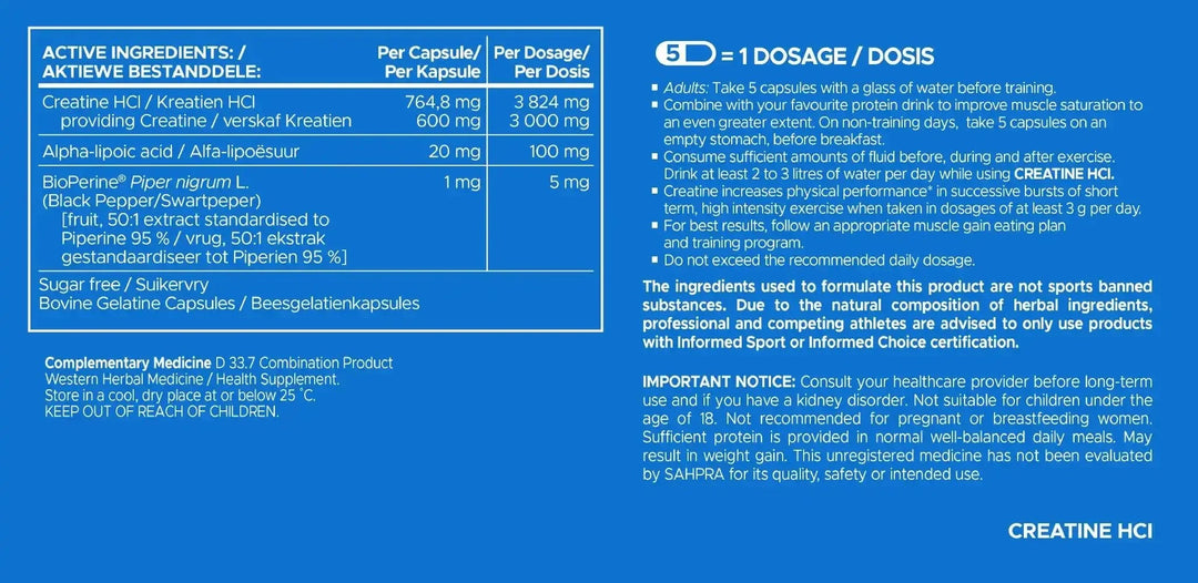 USN Creatine HCI | TopDog Nutrition