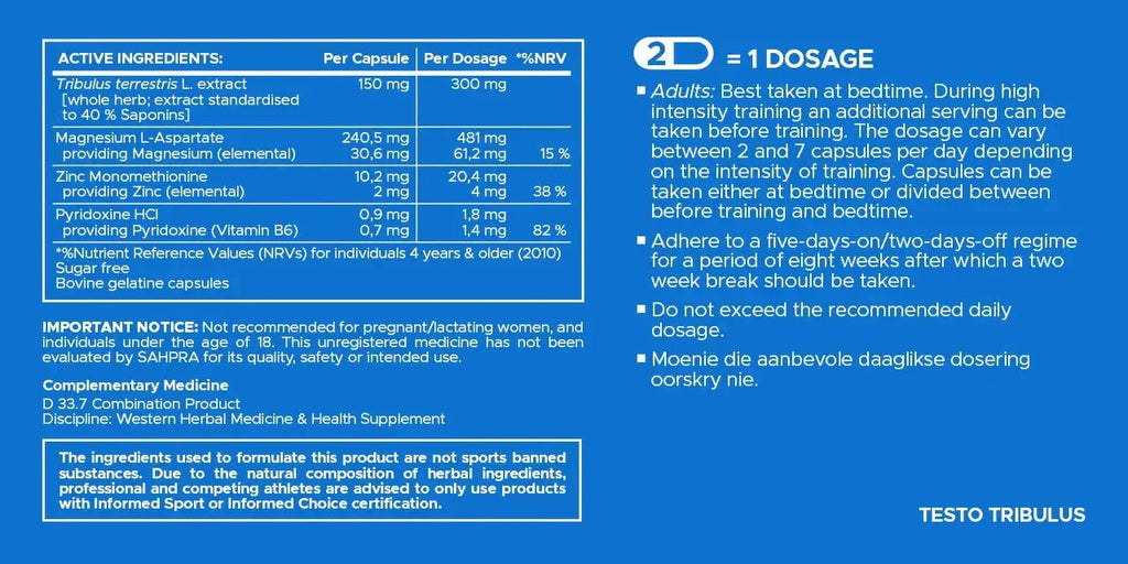 USN Testo Tribulus | TopDog Nutrition