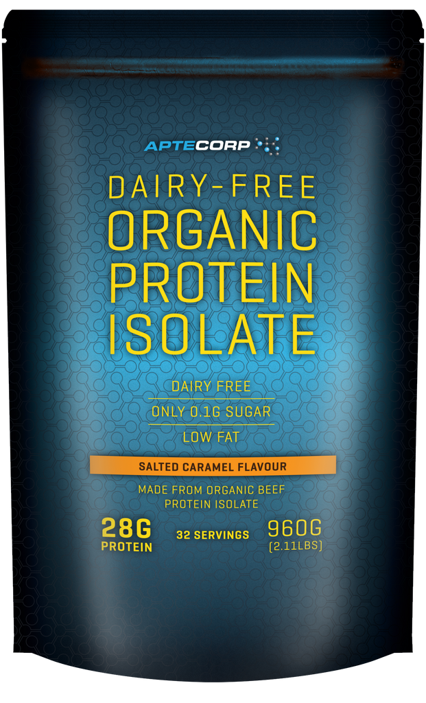 Aptecorp Dairy-Free Organic Protein Isolate Salted Caramel 960g