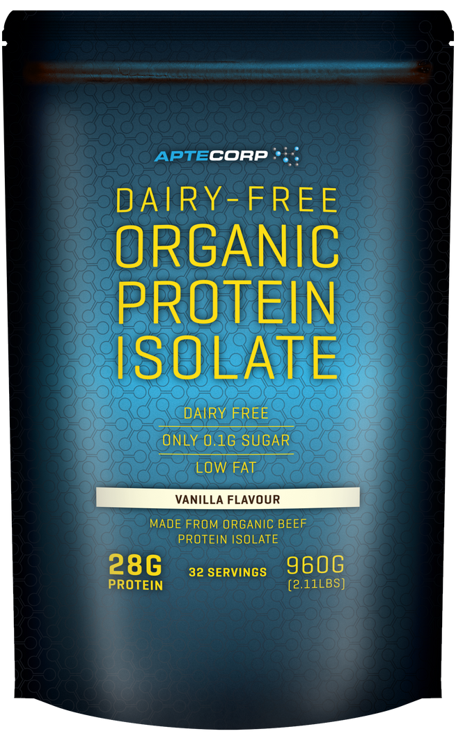 Aptecorp Dairy-Free Organic Protein Isolate Vanilla 960g