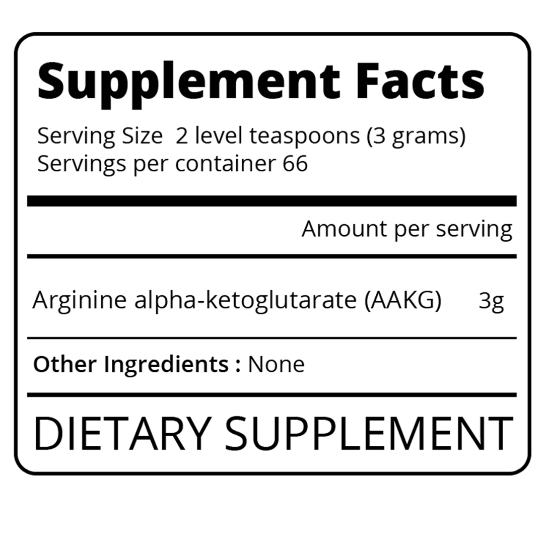 AAKG Supplement Facts Dietary Supplement Eat Me Supplements Essential