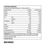 Load image into Gallery viewer, Eat Me Lean Shake 600g Swiss Chocolate Whey Protein Isolate (WPI)  Nutritional Information
