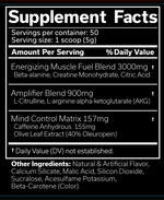 Load image into Gallery viewer, JNX Sports The Curse! Orange Mango Supplement Facts
