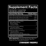 Load image into Gallery viewer, JNX The Shadow! Strawberry Pineapple Supplement Facts
