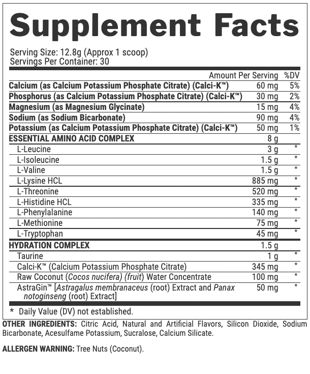 Nutrex EAA+ Hydration Sky Nutrition 