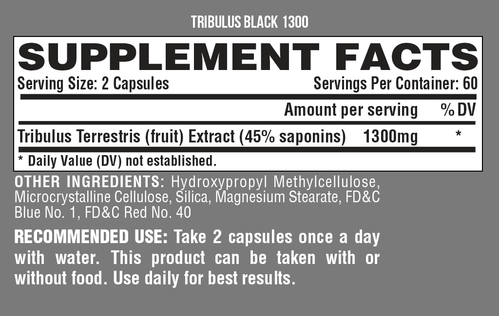 NUTREX TRIBULUS BLACK 1300 | TopDog Nutrition